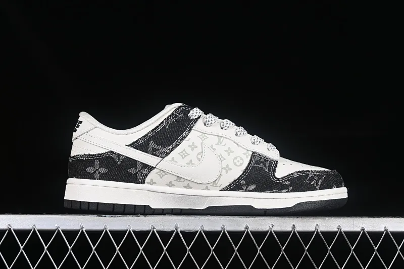 All categories Nk SB Dunk Series Nk SB Dunk Low low-top sneakers LV x Nk Dunk Low joint model Louis Vuitton-2024 Chenlong SB low-top casual sneakers FC1688-163
